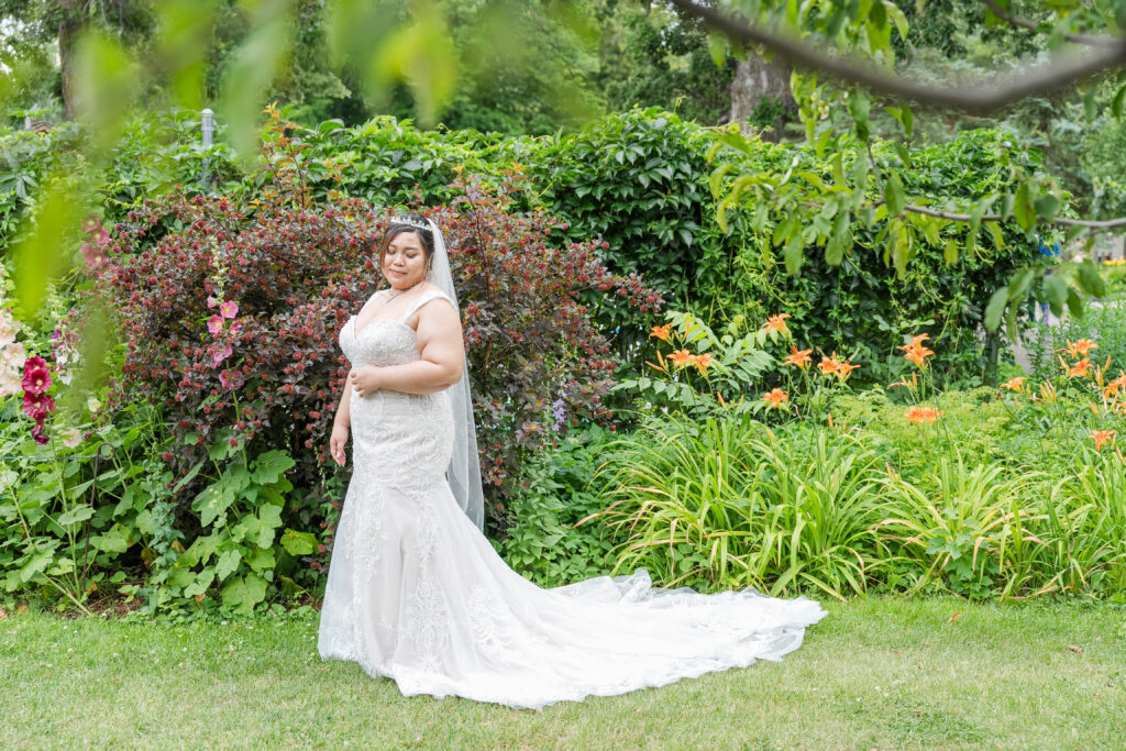 Bridal Portrait at Fair Hills Resort in Detroit Lakes, MN 